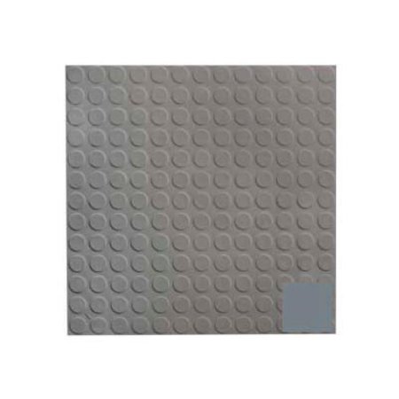 ROPPE Rubber Tile Low Profile Circular Design 50cm - Dark Gray 9923P150